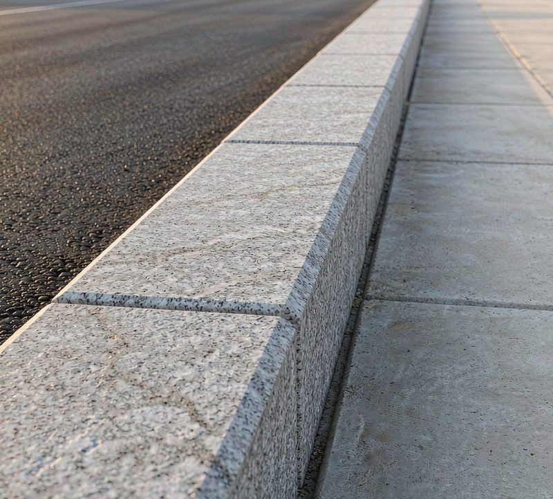 市政道路路边石批量供料